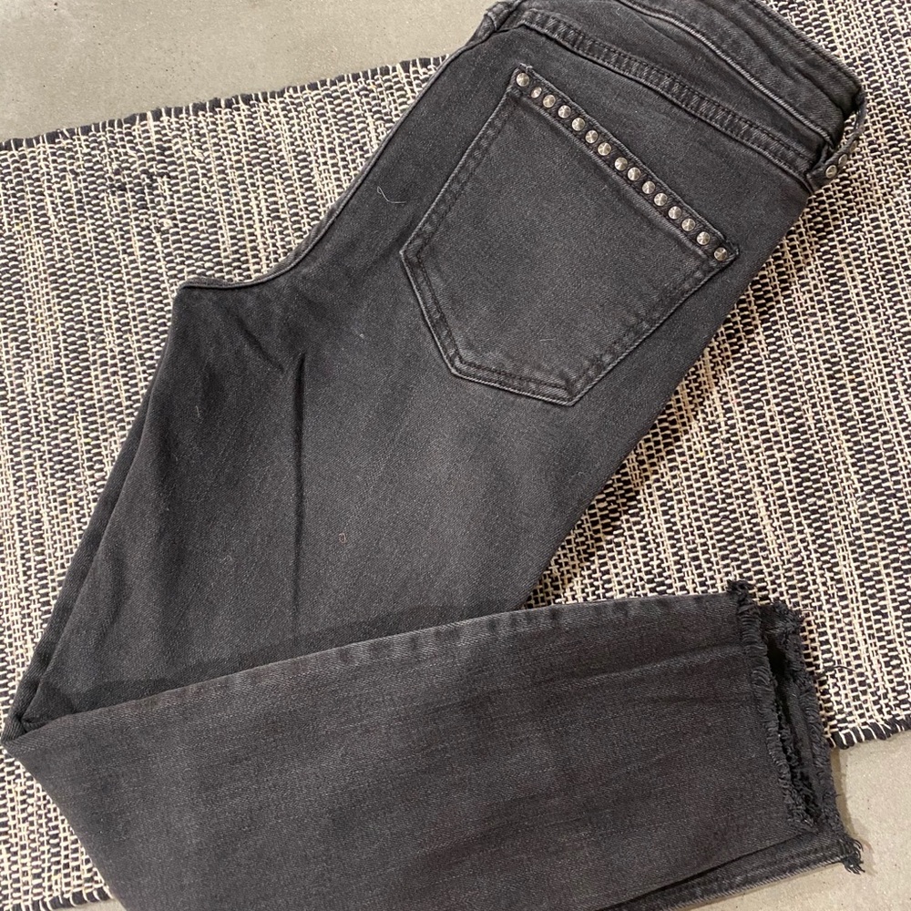 Free People Jeans w/ silver embellishment